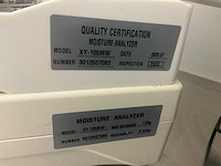 Xy-105mw vochtanalysator - afbeelding 3 van  3