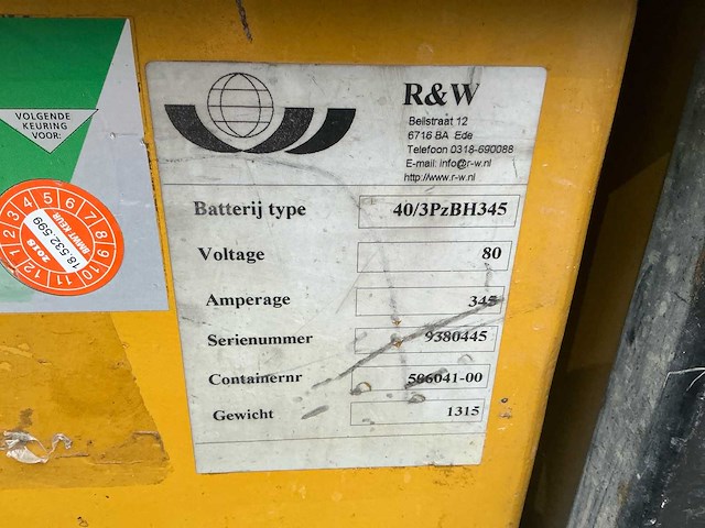 Yale - 1997 - erc 25 afg - vorkheftruck - afbeelding 23 van  23