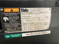 Yale - 2015 - glp25vx - 3.29m duplex, side-shift - vorkheftruck - afbeelding 5 van  6