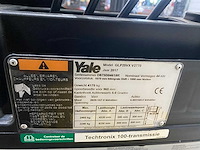 Yale - 2017 - glp 25 vx - vorkheftruck - afbeelding 7 van  15