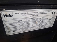 Yale - 2022 - ms16 - 4.43m triplex, free-lift - stapelaar - afbeelding 5 van  5