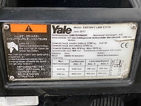 Yale - erp20vt lwb - vorkheftruck triplex - vorkenversteller - freelift - sideshift - afbeelding 5 van  6