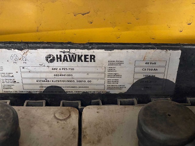 Yale - erp20vt lwb - vorkheftruck triplex - vorkenversteller - freelift - sideshift - afbeelding 6 van  6