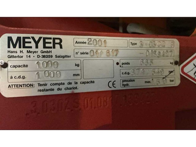 Yale - erp25alfv2395 - heftrucks - 2001 - afbeelding 3 van  12