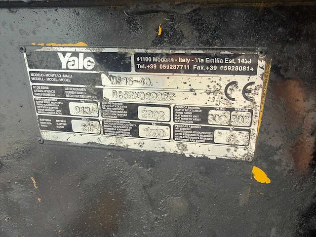 Yale - ms 16-40 - stapelaar - afbeelding 6 van  7