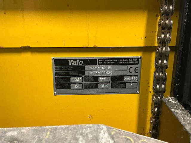 Yale - ms15x-42 zl - elektrische hoogstapelaar - afbeelding 7 van  7