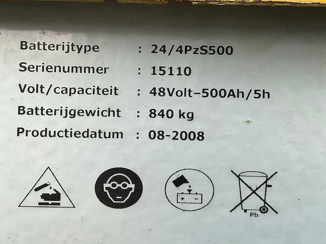 Yale erp15tce e2160 vorkheftruck elektrisch - afbeelding 4 van  14