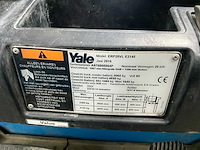 Yale erp25vl vorkheftruck - afbeelding 17 van  24