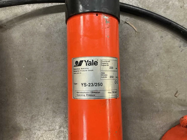 Yale hps-2/2a hydraulische pers - afbeelding 8 van  9