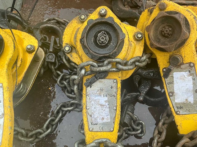 Yale unoplus 1.5ton rateltakel (5x) - afbeelding 3 van  9