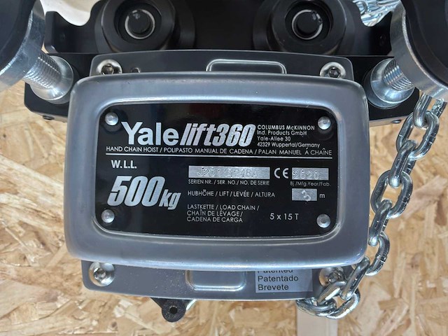 Yale yl360 handkettingtakel - afbeelding 9 van  14