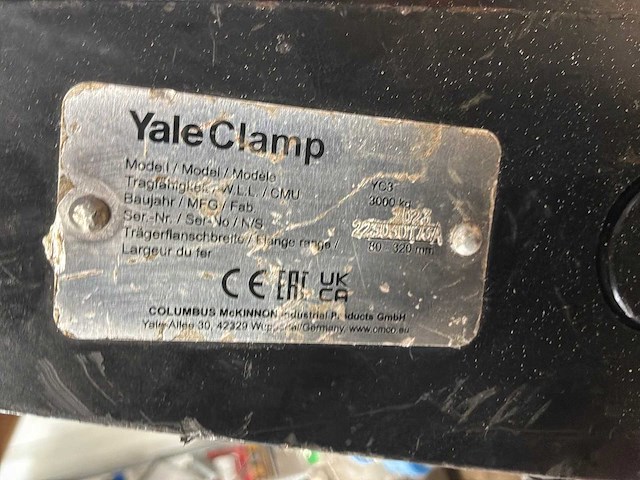 Yaleclamp yc3 platenklem (3x) - afbeelding 4 van  4