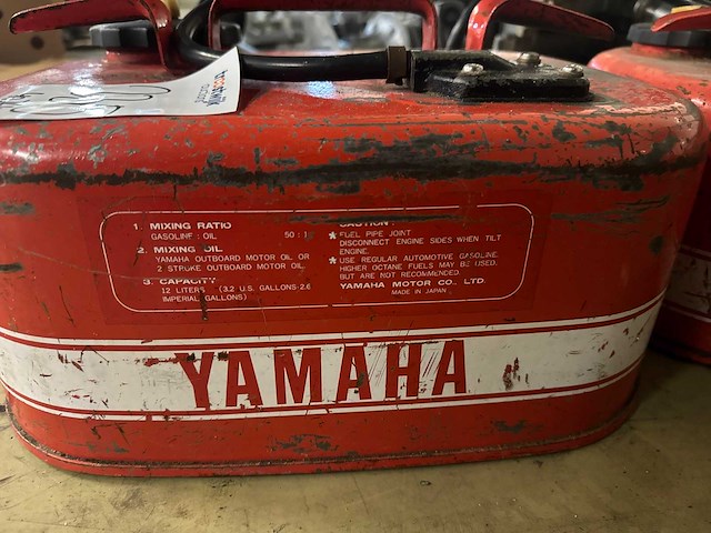 Yamaha - 12 liter - brandstoftank - buitenboordmotor (2x) - afbeelding 3 van  5