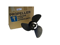 Yamaha aluminium 3-blads propeller zwart - 6k1-45974-02-98 - afbeelding 1 van  2