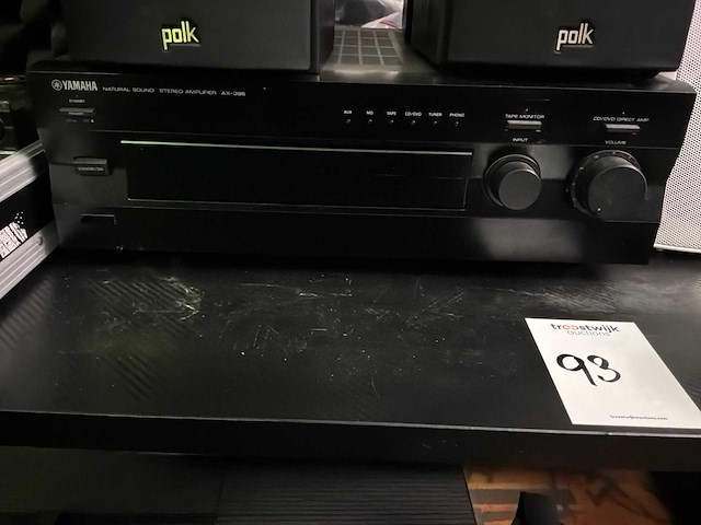 Yamaha ax396 versterker - afbeelding 2 van  6