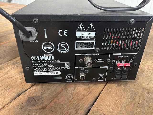 Yamaha crx-330 cd speler - afbeelding 5 van  6