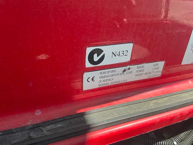 Yamaha g22e golfcar - afbeelding 5 van  13