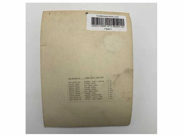 Yamaha lower sterndrive unit seal kit - 6t5 w0001-20 - afbeelding 5 van  6
