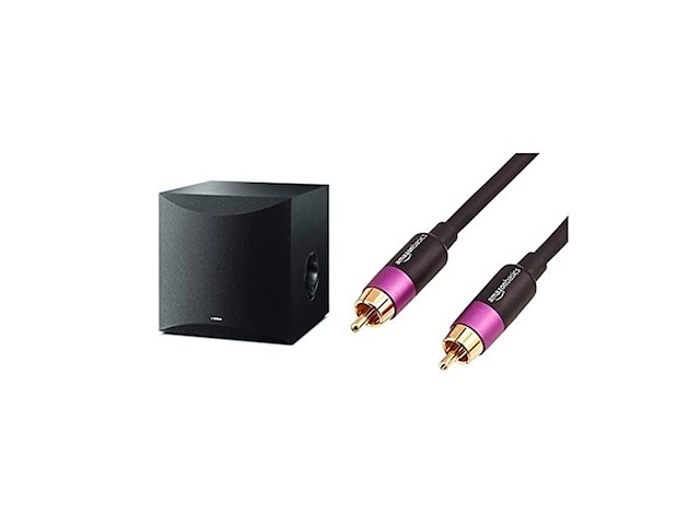 Yamaha nssw100 subwoofer 50w zwart - afbeelding 2 van  4