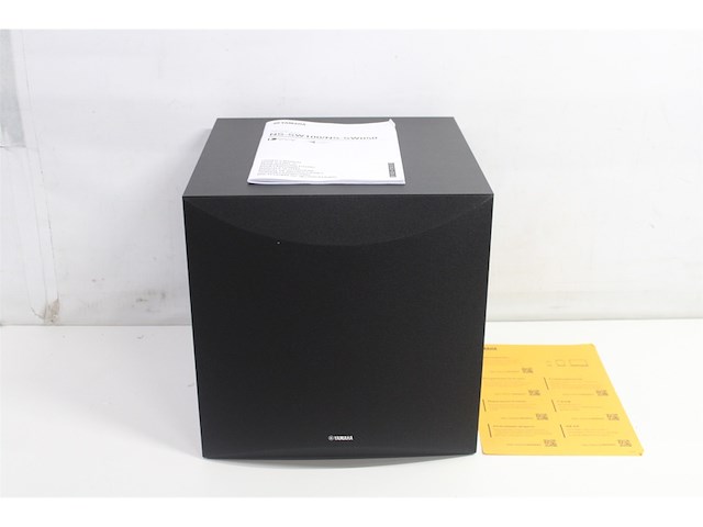 Yamaha nssw100 subwoofer 50w zwart - afbeelding 4 van  4