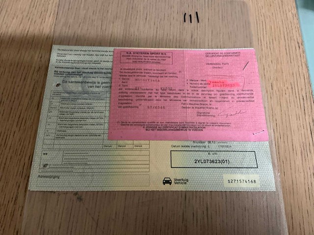 Yamaha xv535 2yl virago motorfiets - afbeelding 8 van  9