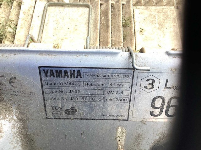 Yamaha ylm446s grasmaaier - afbeelding 4 van  4