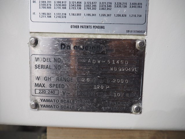 Yamato scale/dataweigh - afbeelding 11 van  12