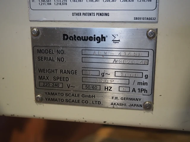 Yamato scale/dataweigh - afbeelding 2 van  14