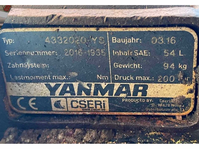Yanmar / cseri schepbak - afbeelding 7 van  7