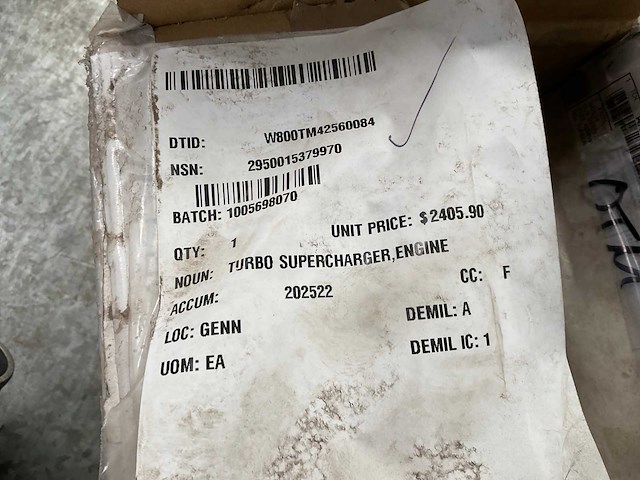 Yanmar engine turbo supercharger - afbeelding 4 van  4