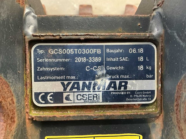 Yanmar graafbak (2x) - afbeelding 9 van  9