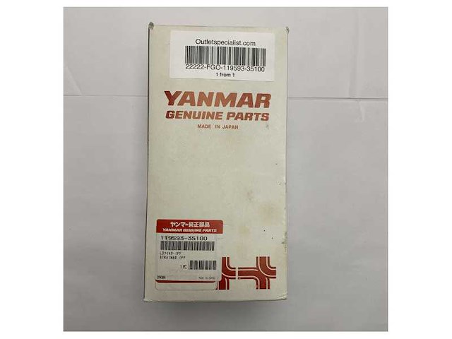 Yanmar motoroliefilter zwart - 119593-35100 - afbeelding 3 van  6