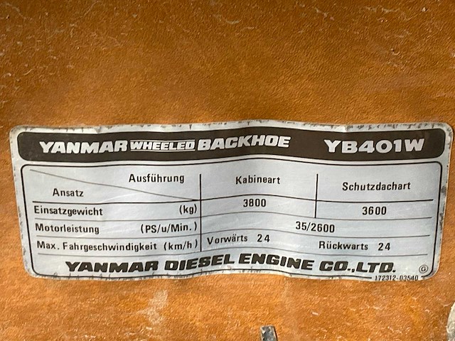Yanmar yb401w mobiele kraan - afbeelding 30 van  36