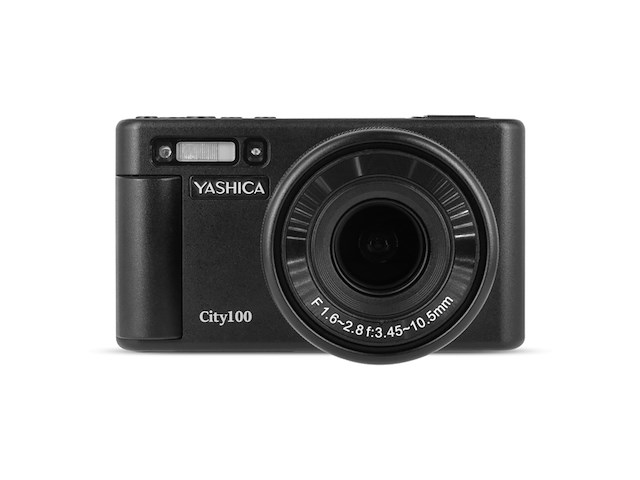Yashica city 100 compact camera 72 mp cmos zwart - afbeelding 1 van  5
