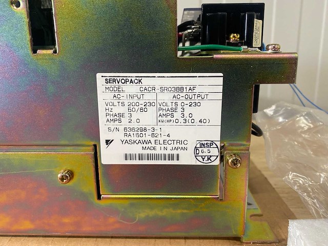 Yaskawa cacr-sr03bb1af ac servo driver - afbeelding 5 van  11