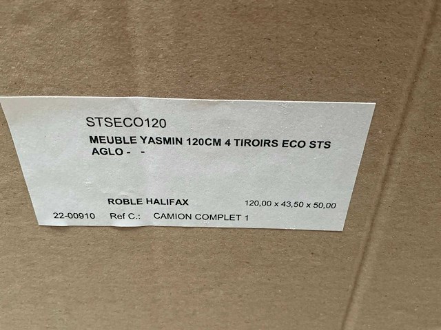 Yasmin badmeubelset 120cm - afbeelding 2 van  3