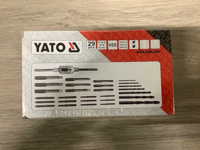 Yato tap en boorset (2x) - afbeelding 1 van  4