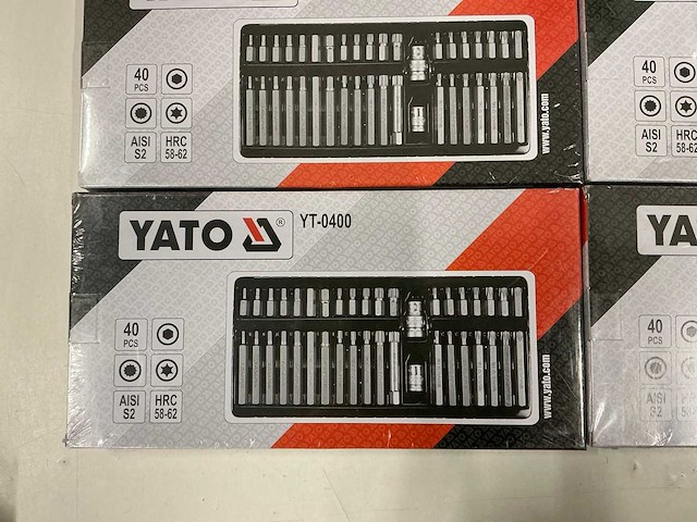 Yato yt-0400 40-delige schroevendraaierbitssets (4x) - afbeelding 2 van  3