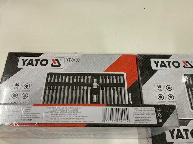 Yato yt-0400 40-delige schroevendraaierbitssets (4x) - afbeelding 3 van  3