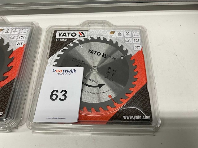 Yato yt-60591+60590+60635 zaagbladen (11x) - afbeelding 2 van  4