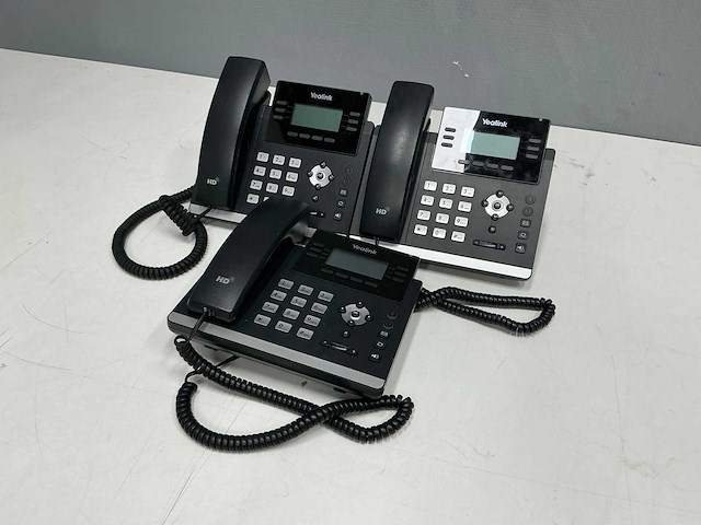 Yealink - sip-t42u - kantoor telefoon (3x) - afbeelding 1 van  7