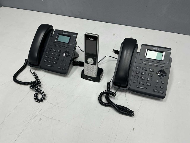 Yealink - t19p e2/w56h - kantoor telefoon (3x) - afbeelding 1 van  11
