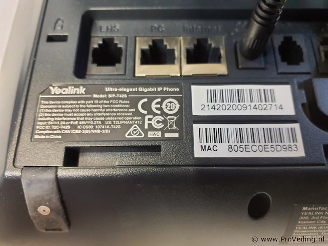 Yealink bureautelefoon sip-t42s - afbeelding 5 van  11