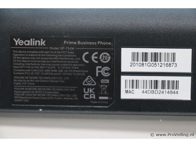 Yealink dect-handsets incl. bijbehoren basisstation - afbeelding 9 van  9