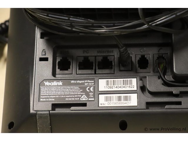Yealink ip-telefoon sip-t41p - afbeelding 3 van  3