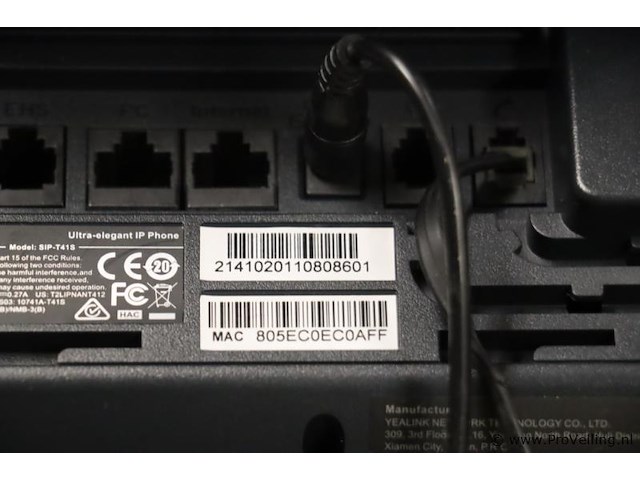 Yealink ip-telefoon sip-t41s - afbeelding 4 van  4