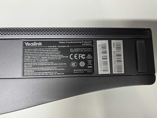 Yealink meetingbar a30 - videoconferentie systeem - afbeelding 5 van  10