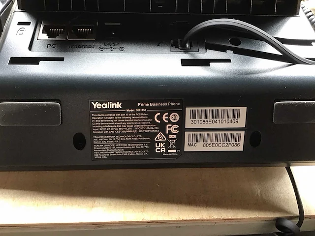 Yealink prime business ip sip-t53 telefooncentrale - afbeelding 5 van  7