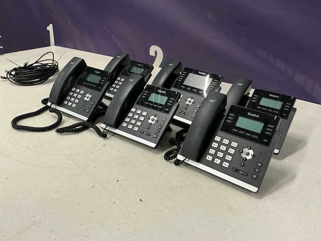 Yealink sip-42s telefoon (6x) - afbeelding 1 van  5