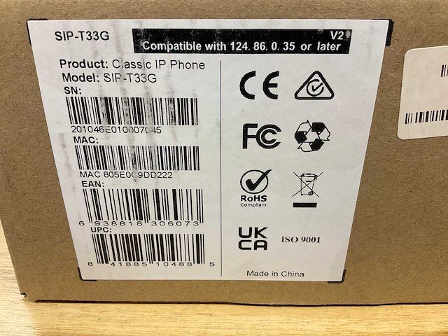 Yealink sip-t33g ip phone - afbeelding 2 van  2